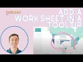How to Set Up View in Tooltip in Tableau Quick Tip