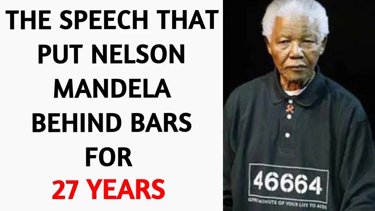 NELSON MANDELA SPEECH THAT CHANGED THE WORLD | "I AM PREPARED TO DIE"