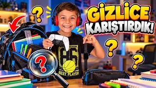 GİZLİCE DEVRAN ın ÇANTASINI KARIŞTIRDIK !! YAKALANDIK !!