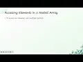 Multidimensional Nested Arrays in JavaScript