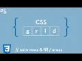 CSS Grid - Auto Rows Fill Named Areas