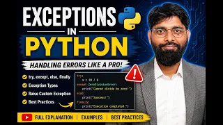 Python Exception Handling Explained try except else finally with Examples