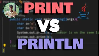 The Print vs Println statements in Java