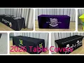 Custom Table Covers for Events Trade Shows Professional Displays Personalized Designs