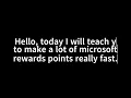 Fastest Way To Get Microsoft Rewards Points