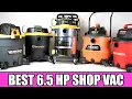 BEST 6 5 HP Wet Dry Shop Vac Competition - Craftsman vs Ridgid vs Vacmaster Vs Workshop