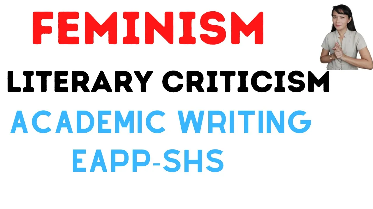 feminist literary theory and criticism| Literary Approach| Academic Writing
