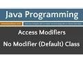 Learn Java Programming - Default aka Package-Private Access Applied to a Class