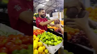 Talk about a fresh food market… thank you, big city! 🤩 ⛵️ #sailingfamily #maldives #boatlife