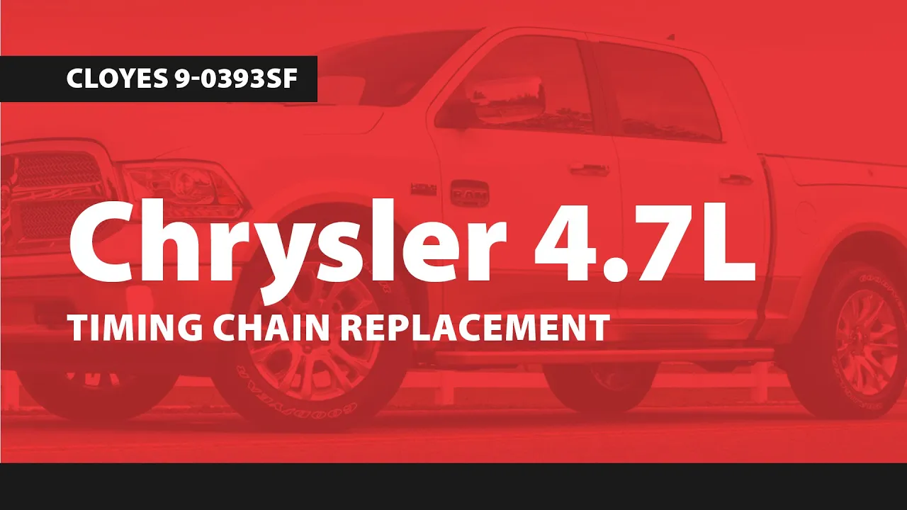 Chrysler 4.7L Timing Chain Replacement, Cloyes 9-0393SF: video thumbnail
