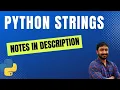 Strings in Python Python tutorial for beginners in Hindi