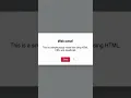Popup Modal Box using HTML CSS JavaScript Modern UI Design Tutorial