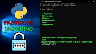 Make a Python PASSWORD CRACKER in MINUTES