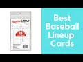 Best Baseball lineup cards 2023 Top 5 Baseball lineup cards 2023 Cheap Baseball lineup cards