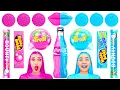 Download Lagu الطعام الوردي مقابل تحدي لون الطعام الأزرق | المأجورون المطبخ رهيبة RaPaPa Challenge