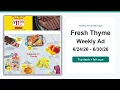 Fresh Thyme Weekly Ad 26 - 26 Best Deals