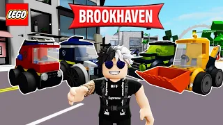 ENCONTRÉ LOS NUEVOS VEHICULOS LEGOS EN BROOKHAVEN 😱 #roblox #brookhaven #whitearrow #robloxedit
