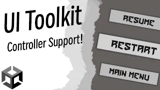 UI Toolkit Controller Support Pause Menu Unity Tutorial