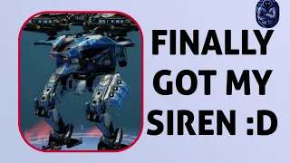 Yes I FINALLY got my siren from WR reddit giveaway War robots DRDSKL
