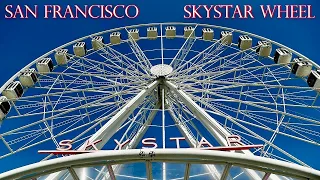 San Francisco SkyStar Wheel Ride POV Panoramic Views Fisherman s Wharf Golden Gate Alcatraz
