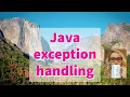 19 Exception handling Java with Ali