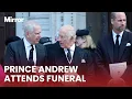Download Lagu Prince Andrew joins the Royal family at funeral of Duchess of Kent