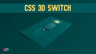 3D Switch Button with Just HTML CSS No JS Pure Frontend Magic