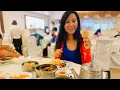 Khmer Family Eating Dim Sum At Grand Reopening New Fortune Restaurant After Pandemic 2021