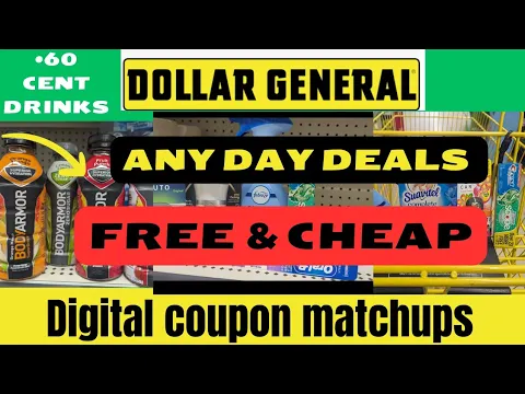Download MP3 Dollar General any day deals | freebies \u0026 cheap deals plus digital coupon matchups