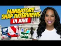 SNAP BENEFITS NEW RECERTIFICATION RULES MANDATORY INTERVIEWS WORK REQUIREMENTS CHIP REMOVAL