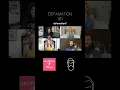 DEFAMATION 101 Thank you for having me on your podcast mrs - poindexter