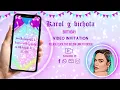 Karol G Bichota Birt ay Invitation - Karol G Singer Bichota Theme Invite