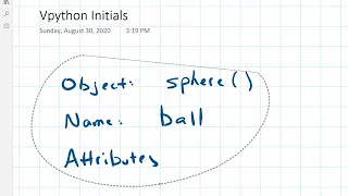 Intro to Vpython--a new take on Hello World