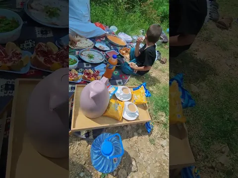 جلسة غداء على الهواء الطلق في قلب الطبيعة 🌤️ سد ضماد 🇾🇪