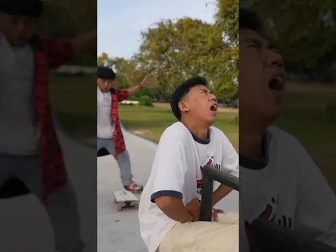 Kasihan Saputra Naik Skateboard Terjatuh #saputra #arik #mikaeltubehd #mikaelfamily