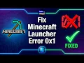 How to Fix Minecraft Launcher Error Code 0x1 on Windows 11 Step-by-Step
