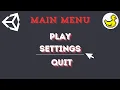 How to Create a Simple Main Menu in Unity Engine Beginner Tutorial