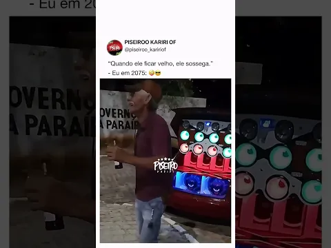 Quando ficar velho ele sossega