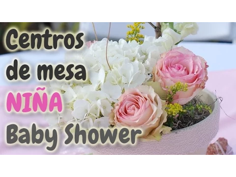 Download MP3 40 Centros de Mesa para Baby Shower *Niña* HD