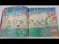 Flip through of all completed coloring pages Secret Garden
