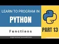 Python Tutorial 13 - Function and Lambda Function