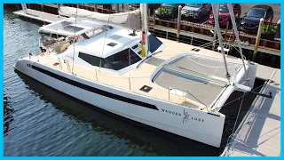 The BEST Production Catamaran on the Market? [Full Tour] Learning the Lines