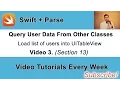 3 Parse Swift Load list of registered users into UITableView