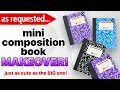 LET S DO A MINI MAKEOVER Easy Composition Book Folders And Covers
