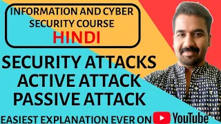 Download Security Attacks : Active and Passive Attack ll Passive Attack Types Explained in Hindi MP3