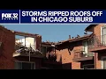 Maybe that s eart uake Woman in Bridgeview recounts storm that ripped roofs off apartments