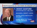 How does Sanford compare to other billionaires