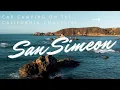 Car camping on the California Coastline San Simeon State Park