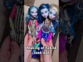 I made a hybrid monster high doll