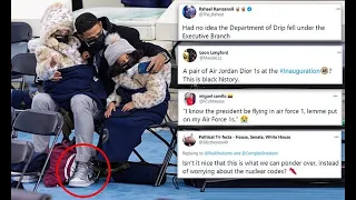 Kamala s nephew-in-law steals show at inauguration with 2k sneakers